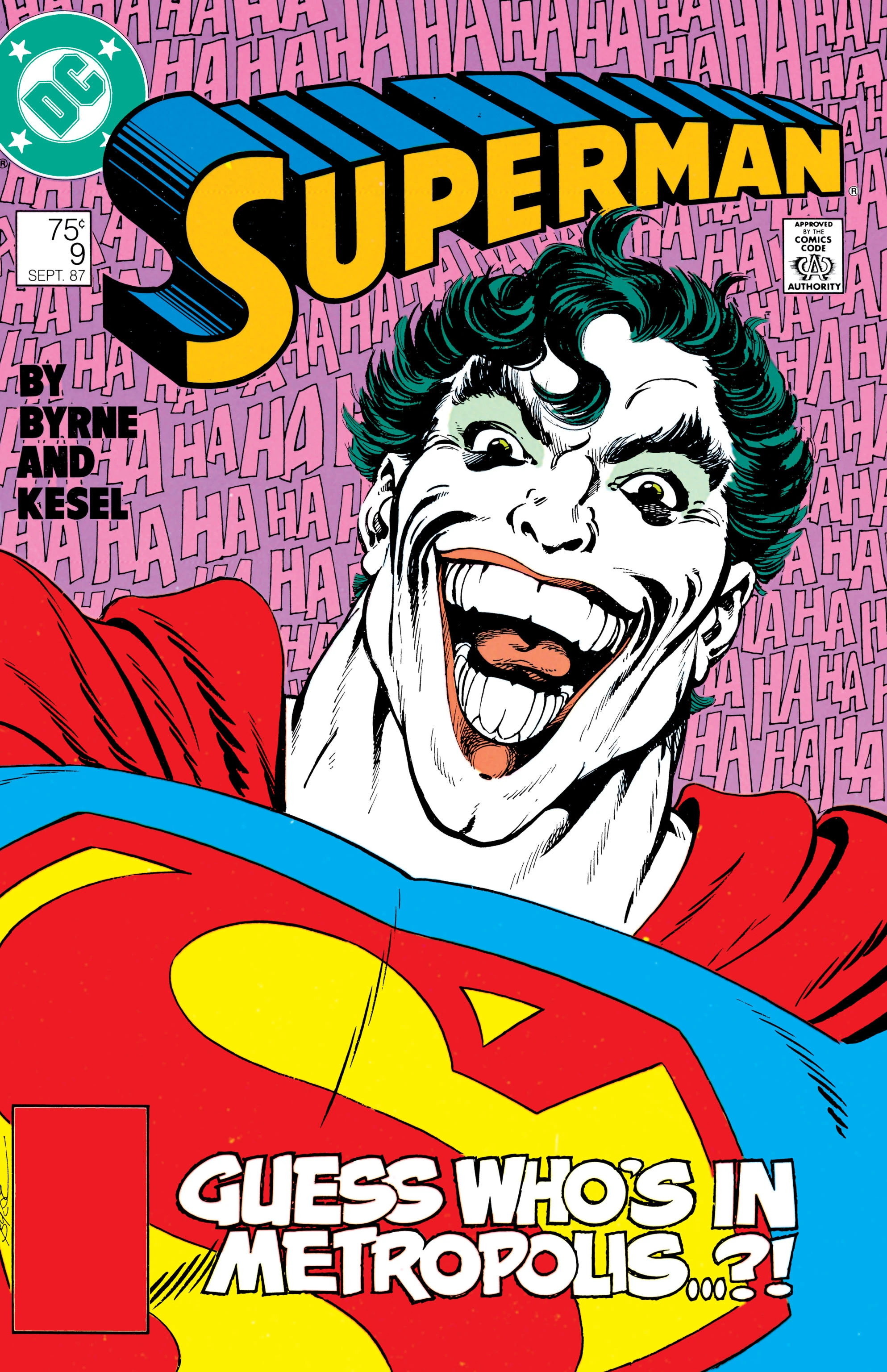 Superman #9 (DC, 1987 — Cover A) cover